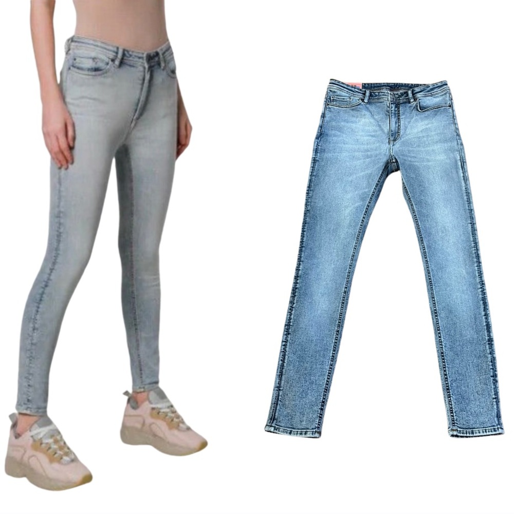 Acne Studios Bla Konst Peg Marble Wash Jeans